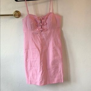Lilly Pulitzer Pink Seersucker Dress
